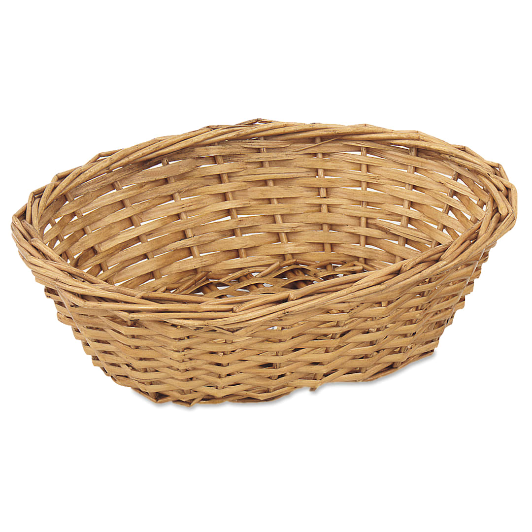 Alegacy® 4497 Willow 9 x 7 x 3" Oval Bread Basket - Dozen