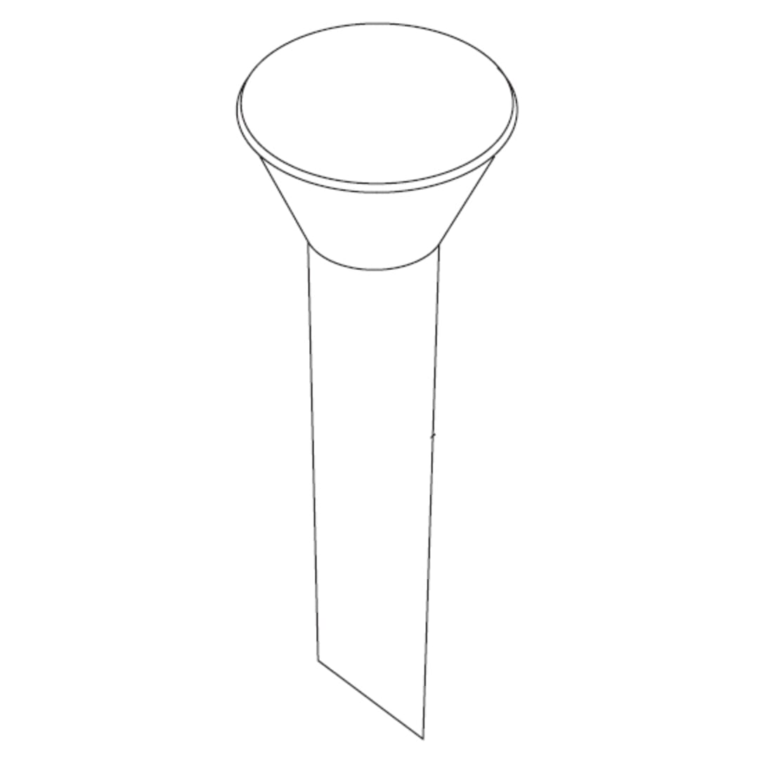Globe Food XST12 1/2" Stuffing Tube for XMCA-SS Meat Grinder