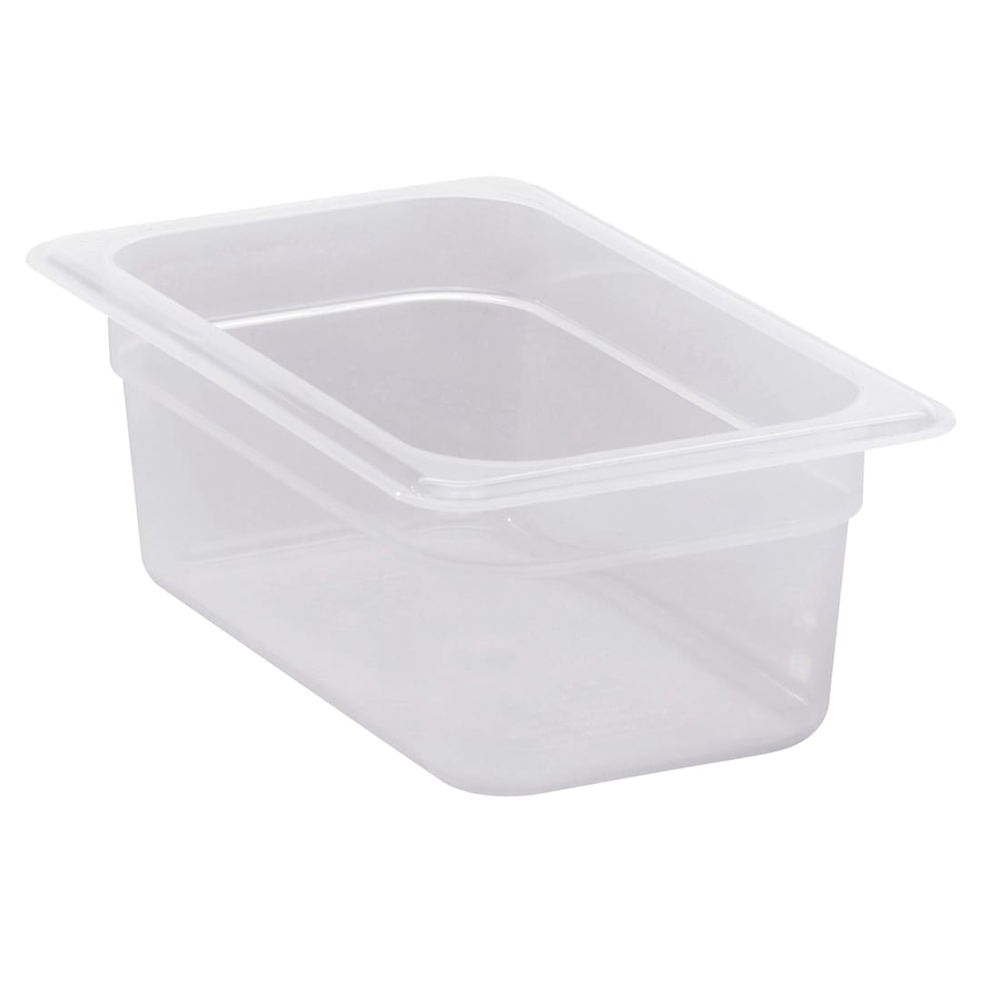 Cambro 44PP190 Translucent Fourth-Size x 4" Deep Food Pan