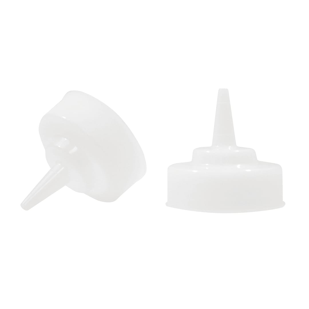 TableCraft 53TC 63mm Yellow Cone Single Tip Dispenser Top - Dozen