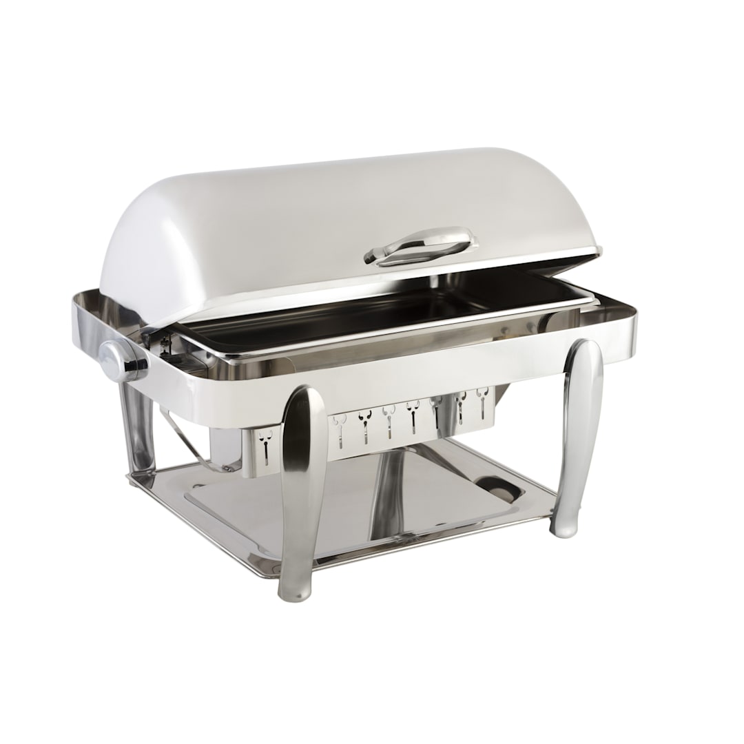 Bon Chef 10040CH Manhattan 2 Gal Non-Dripless Rectangular Chafer
