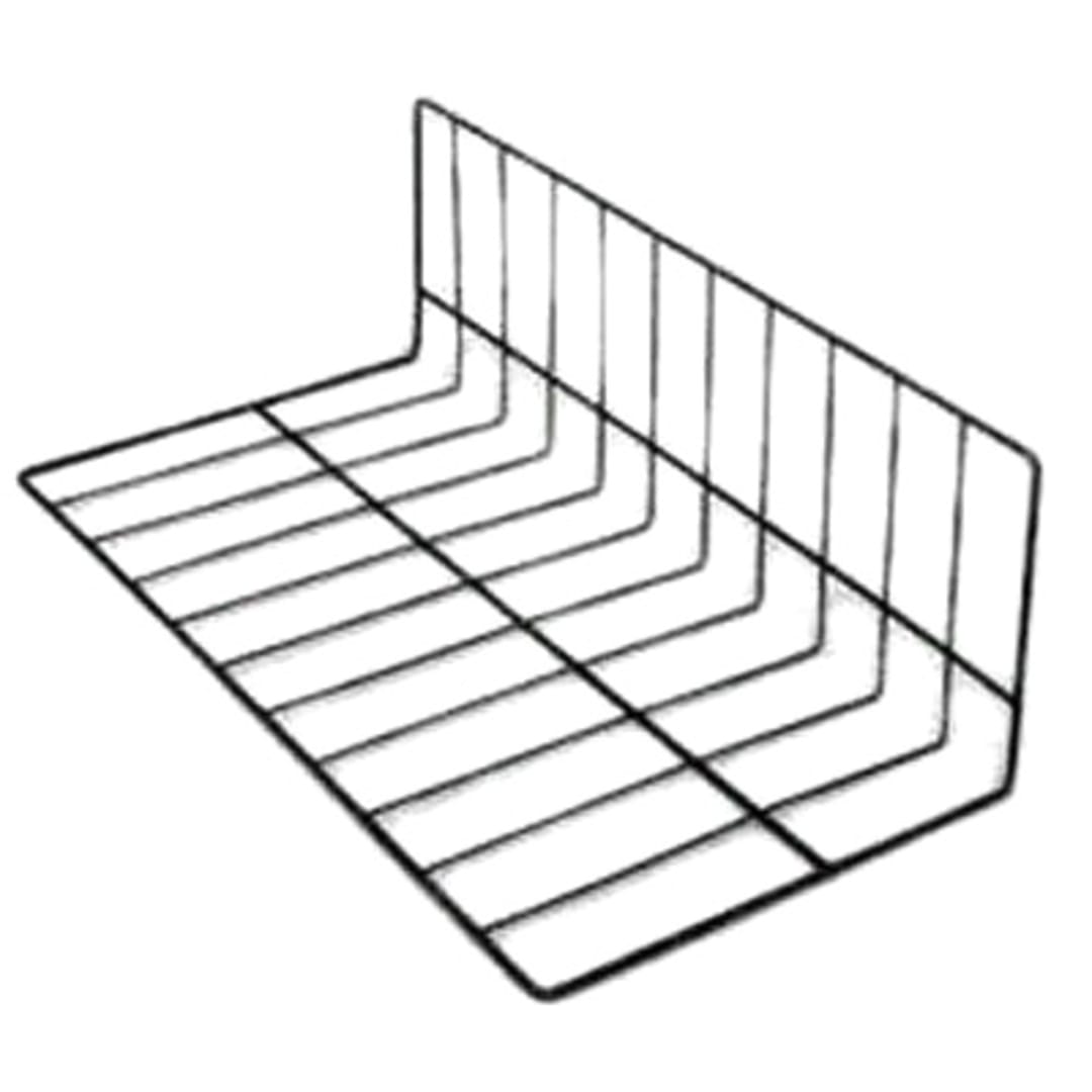 Darling Foodservice 5002688 Black 8 x 12 x 30" Wire Shelf Divider