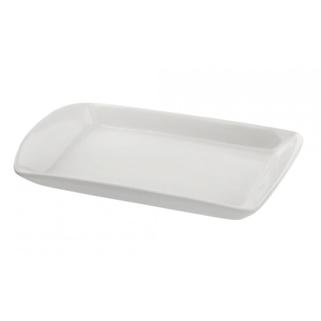 10 Strawberry Street WTR-25RECTB White Tid Bit Tray