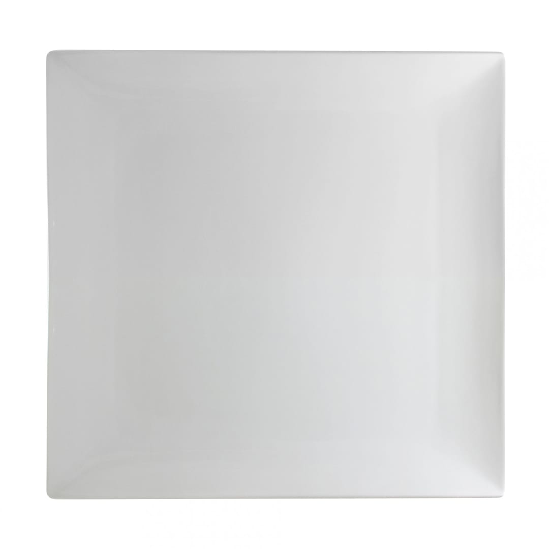 10 Strawberry Street WTR-16CPSQ White 15.5 In Square Platter - 4 / CS
