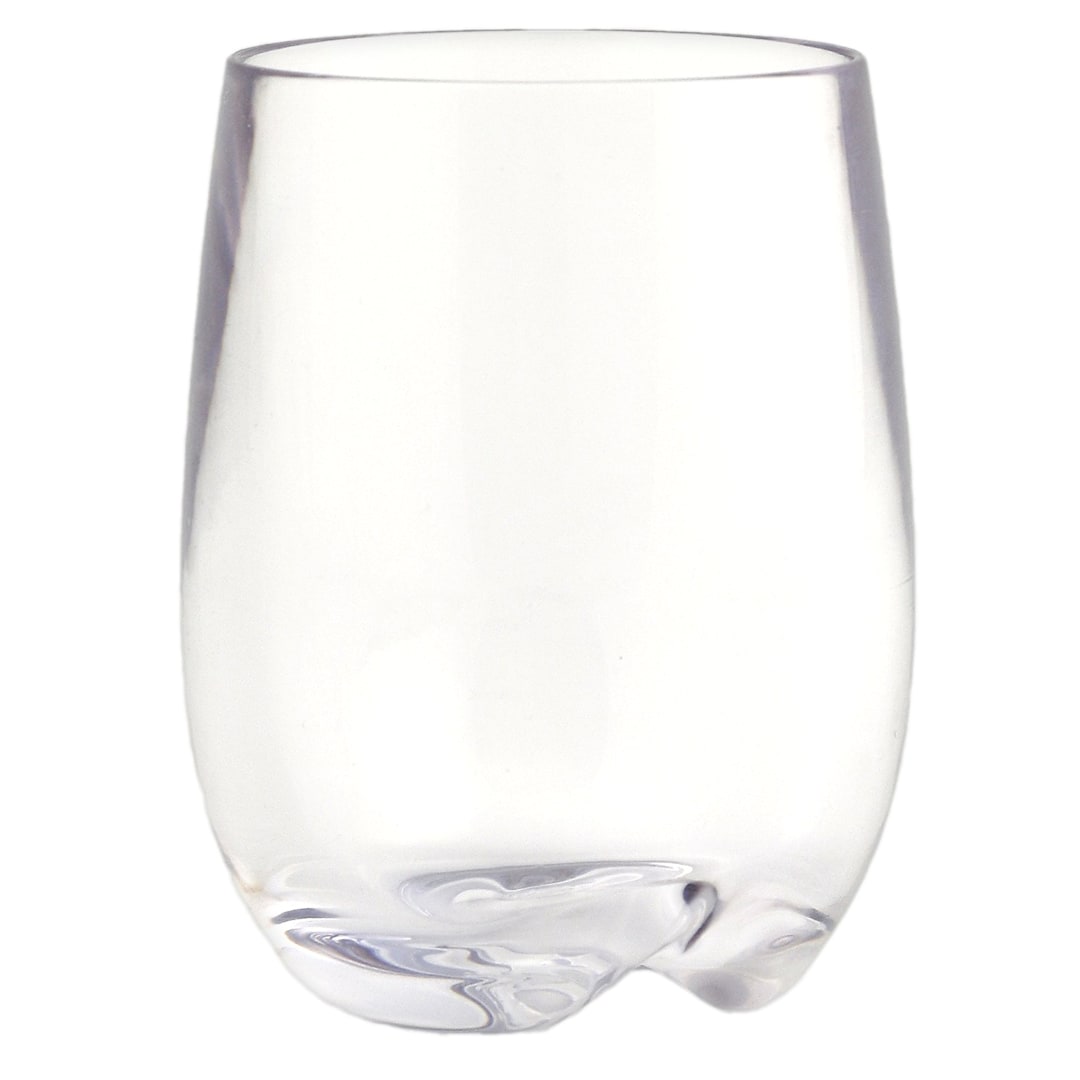 Strahl® 407503 8 Oz Clear Stemless Wine Glass