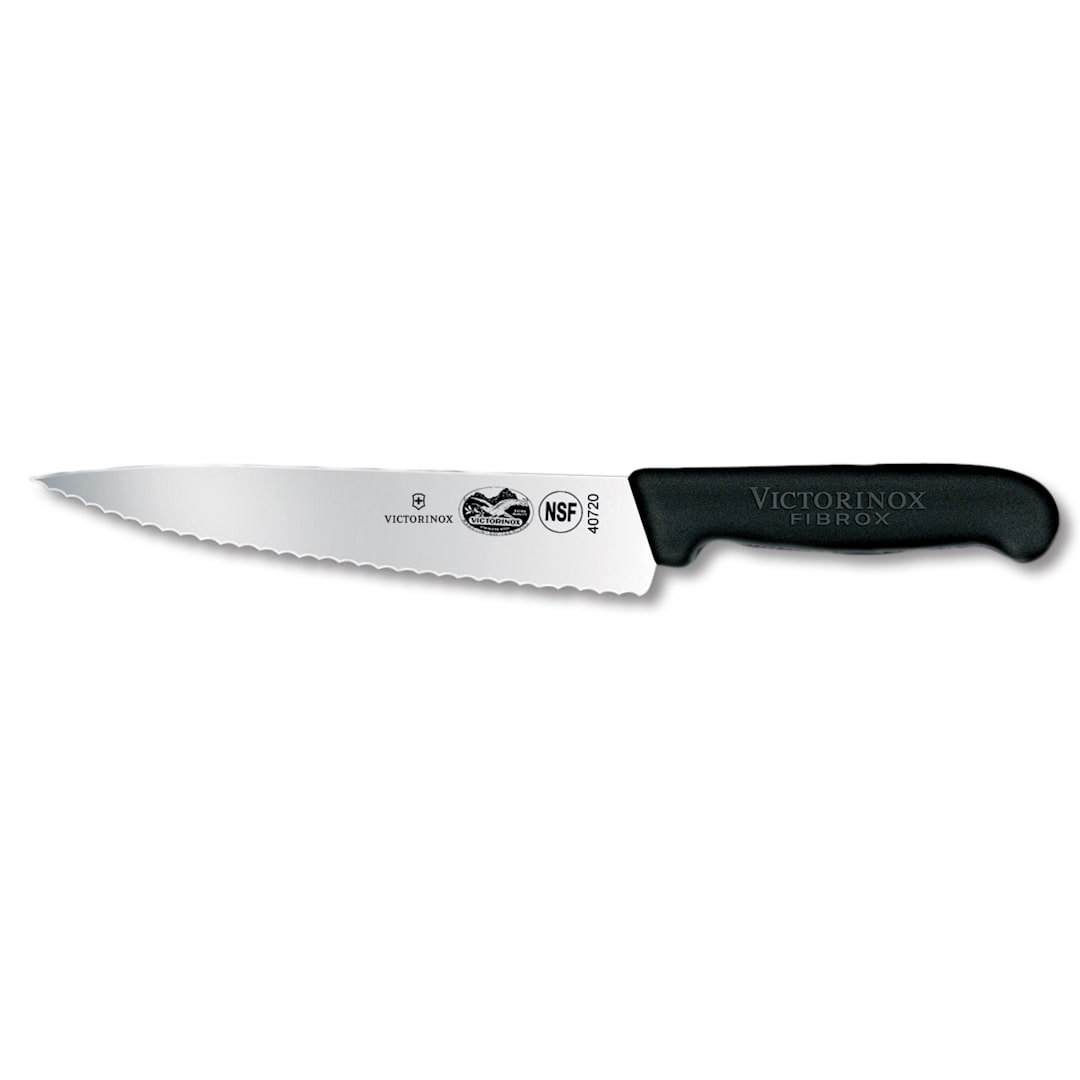 Victorinox 40720 Fibrox® Pro 7.5" Serrated Chef's Knife