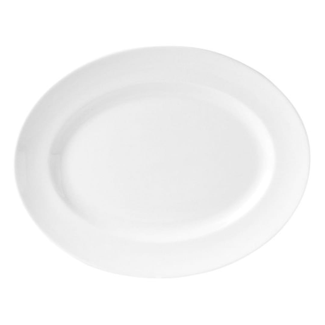 Steelite 9001C392 Monaco Vogue White 13" Oval Platter