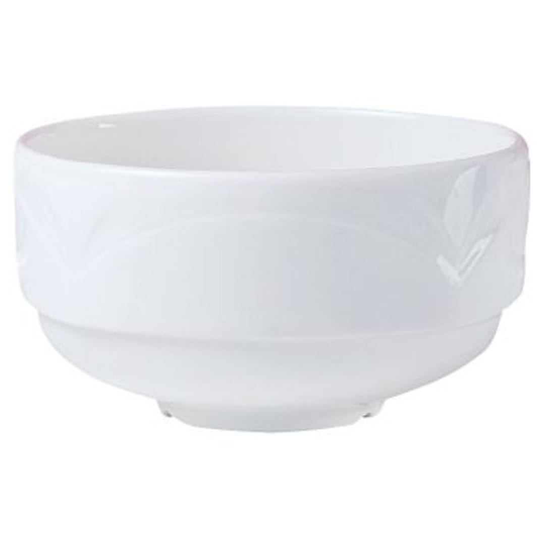 Steelite 9102C412 Bianco White Unhandled 10 Oz. Soup Cup