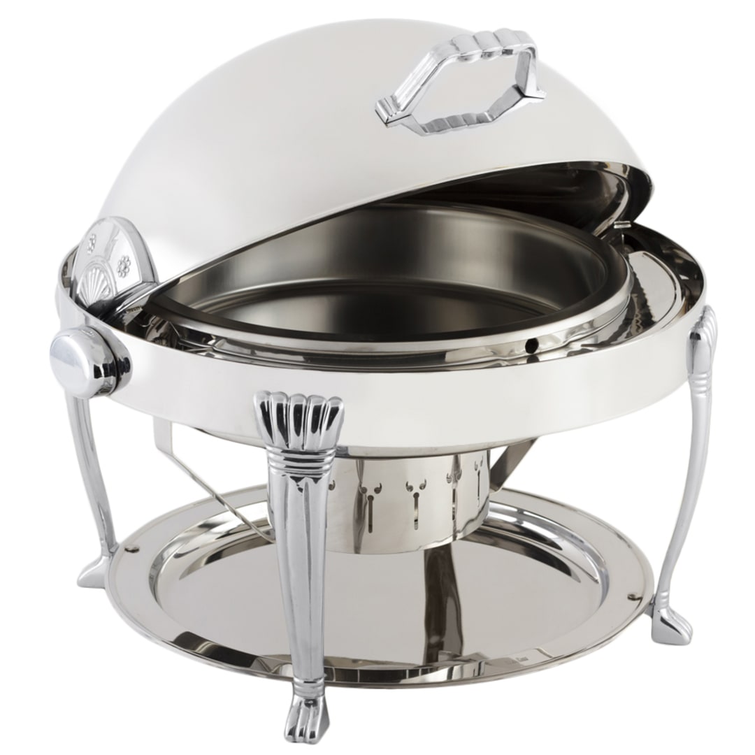 Bon Chef 12009CH Elite Round 2 Gal Chafer with Chrome Aurora Legs