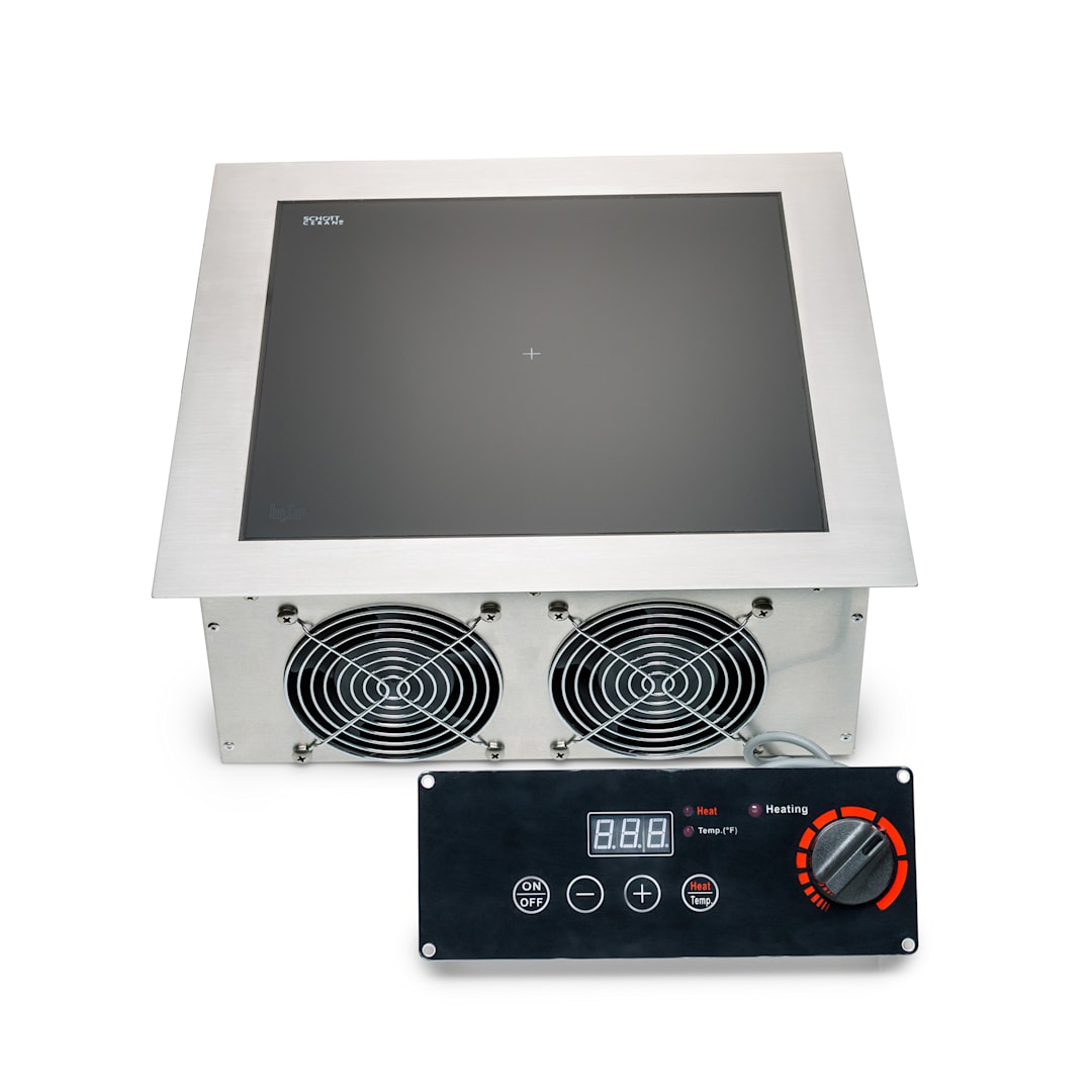 Bon Chef 12085 Stainless Drop-In Induction Range with Glass Cook-top