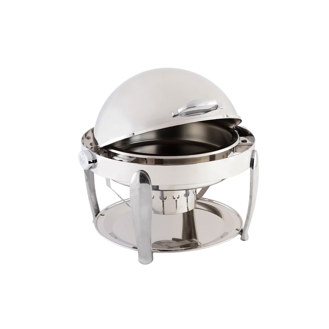 Bon Chef 10001CH Manhattan Dripless 2 Gal Chafer w/ Roman Legs