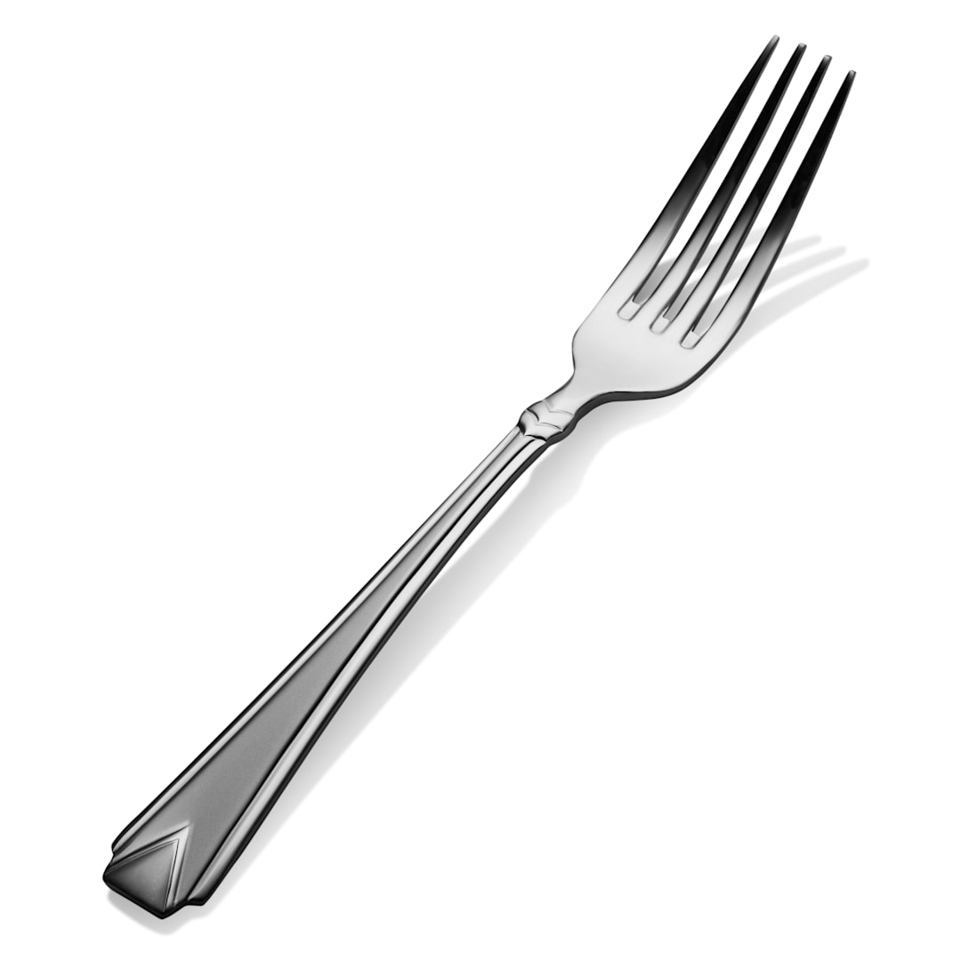 Bon Chef S1306 Gothic Stainless Steel European Dinner Fork - Dozen