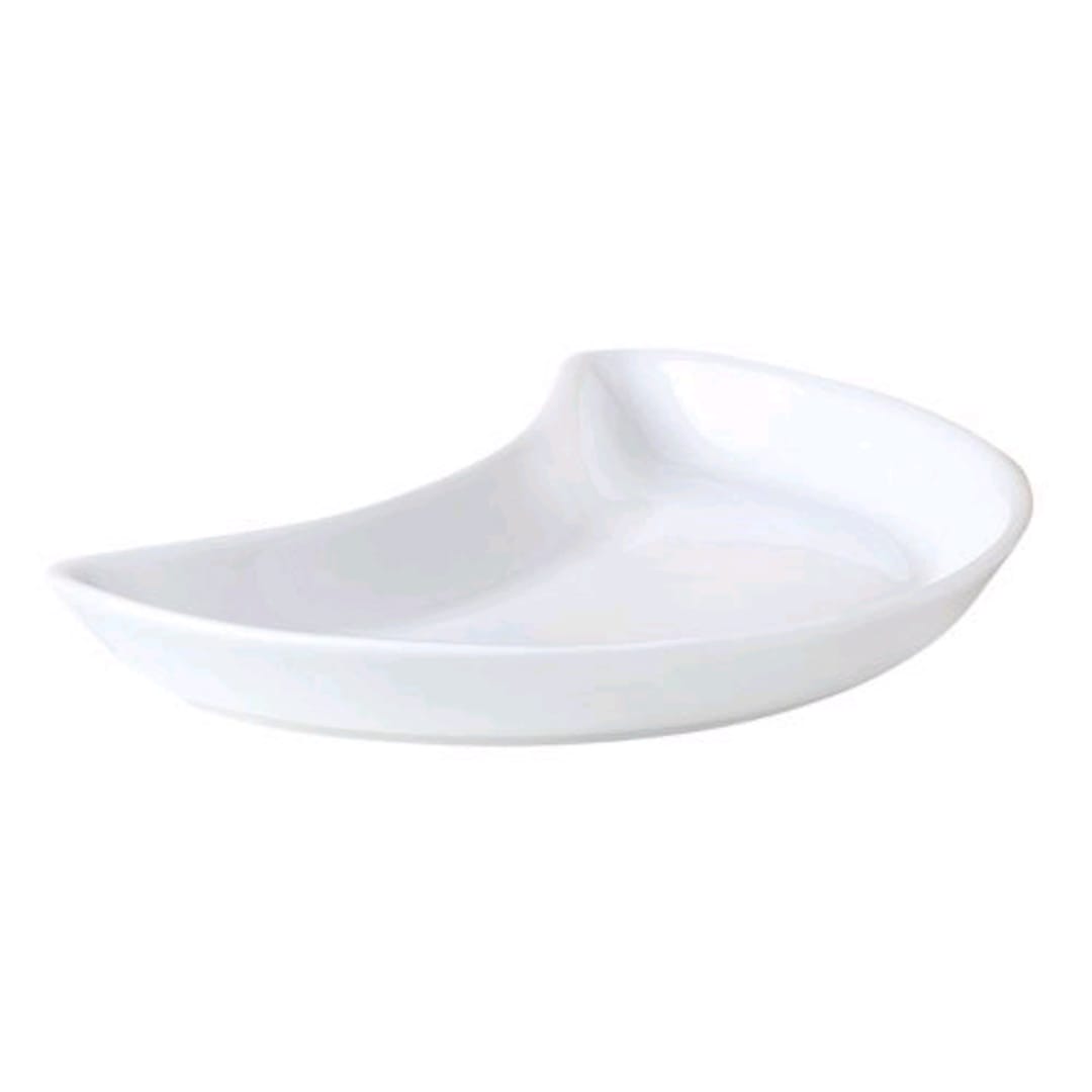 Steelite 9001C063 Monaco Vogue White 8" Crescent Plate