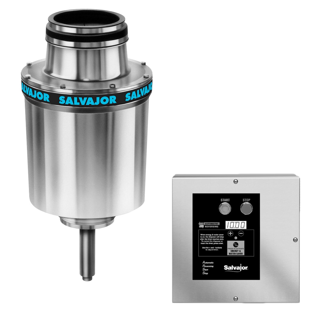 Salvajor 500-SA-6-ARSS 5-HP Disposer with Sink Assembly / Auto Reverse