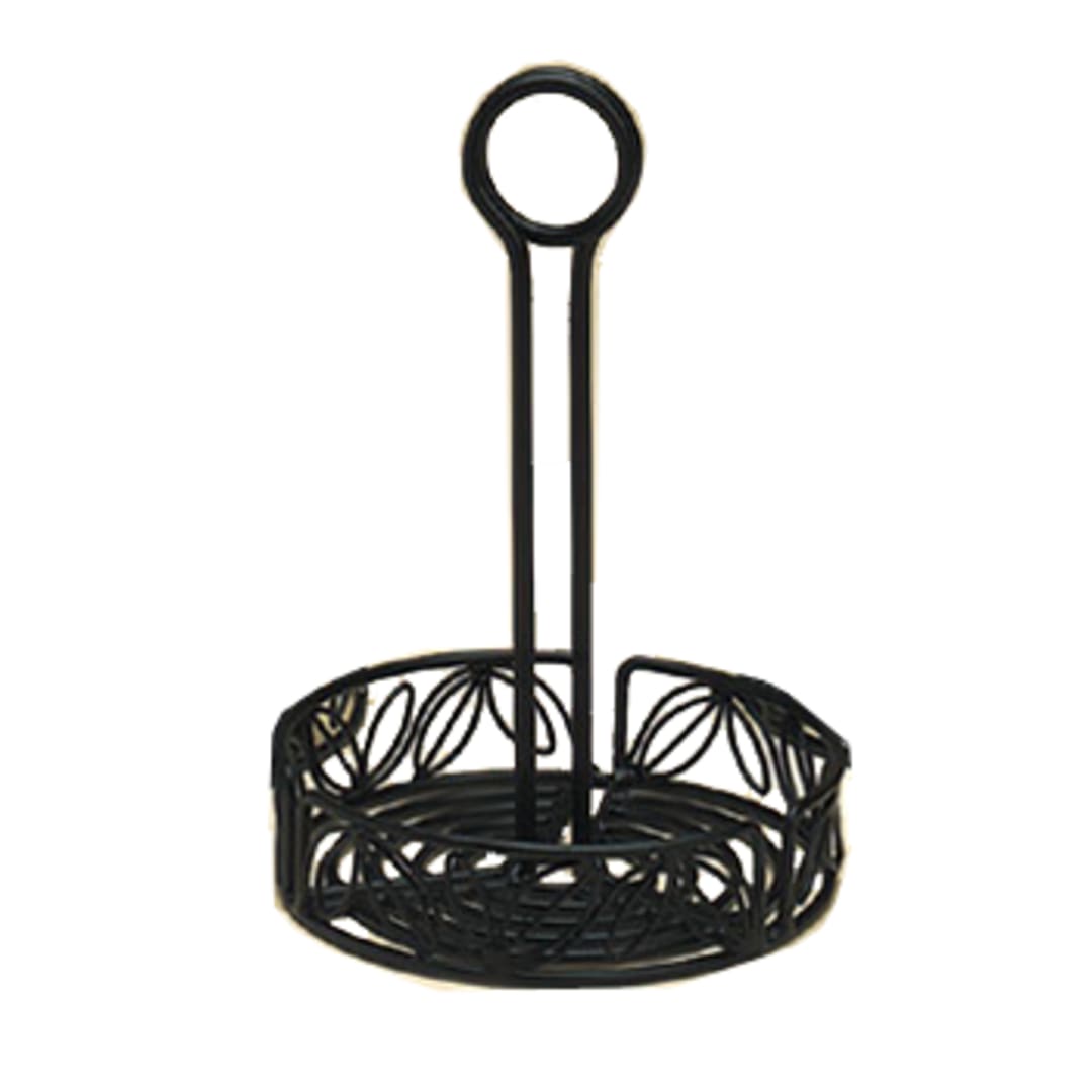 American Metalcraft LDCC18 Ironworks 7-3/4" Iron Condiment Caddy