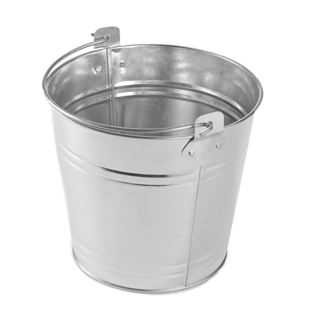 American Metalcraft PTUB87 Natural Finish Galvanized 8 x 7"H Pail