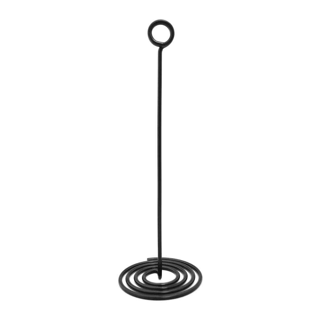 American Metalcraft NSB1 Black Swirl Base Wire 1.5"H Number Stand