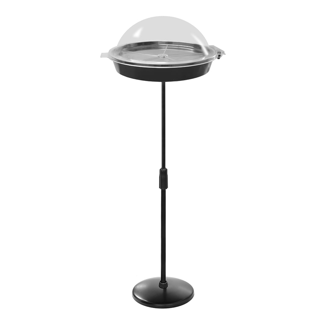 Cookup S16F Black 16 x 36" Portable Floor Stand Sampler