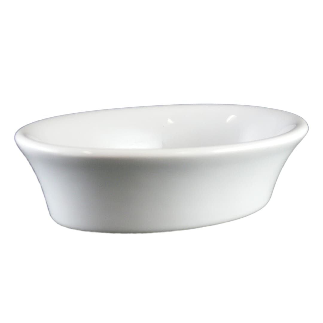 Vertex China ARG-72 Market Buffet 6 Oz. White Oval Baker