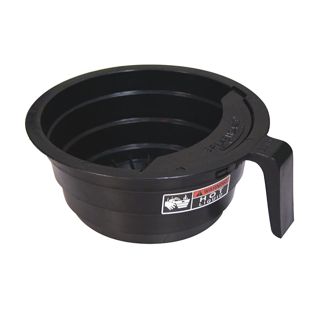 BUNN® 20583.0003 SplashGard® Black Plastic Funnel with Decals
