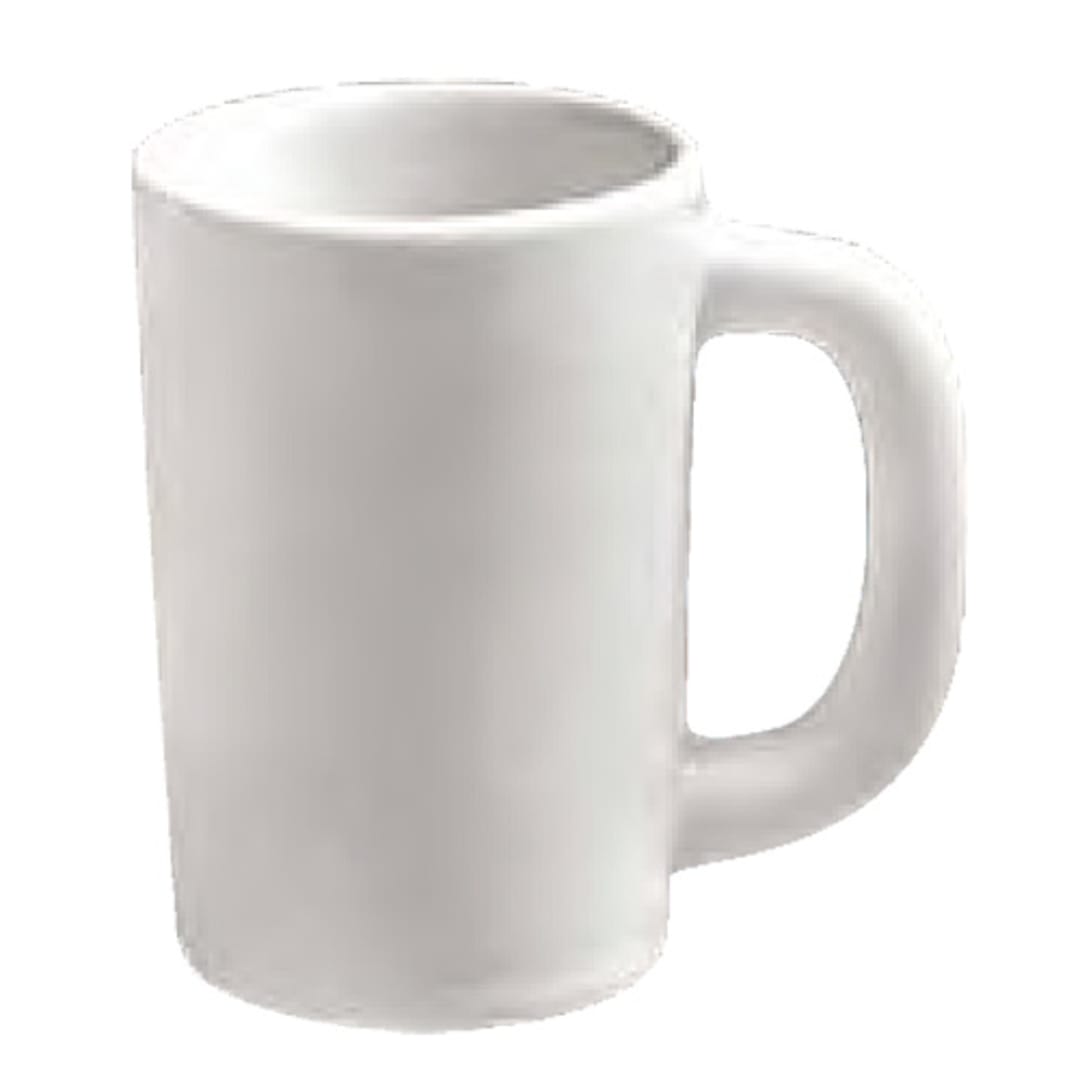 Diversified Ceramics DCI102W White 10 Oz. Pecos Coffee Mug 24 / CS