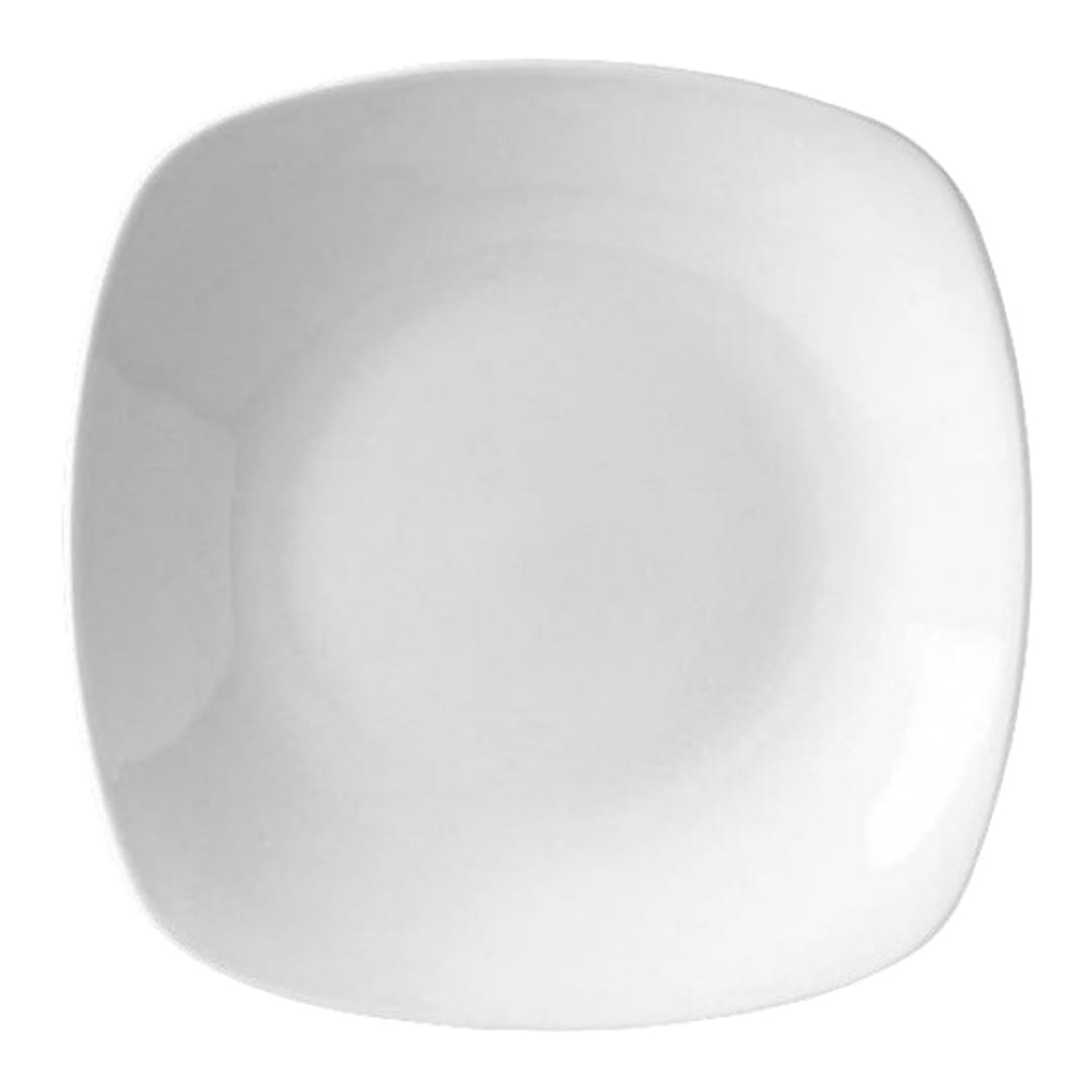 Steelite 9001C084 Distinction Metro White 9" Square Plate