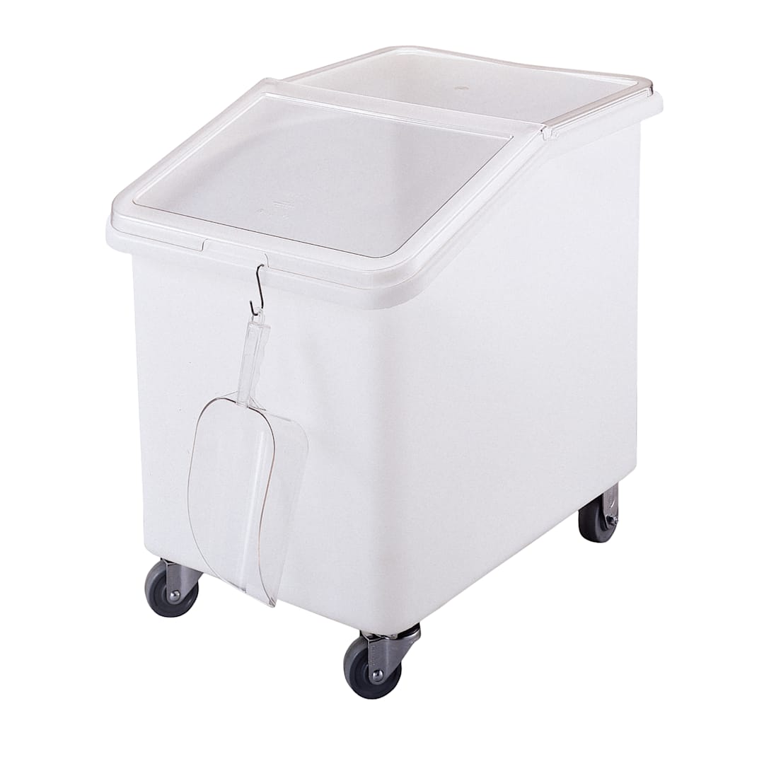 Cambro IBS37148 White 37 Gal. Ingredient Bin with Clear Lid - 1 / CS