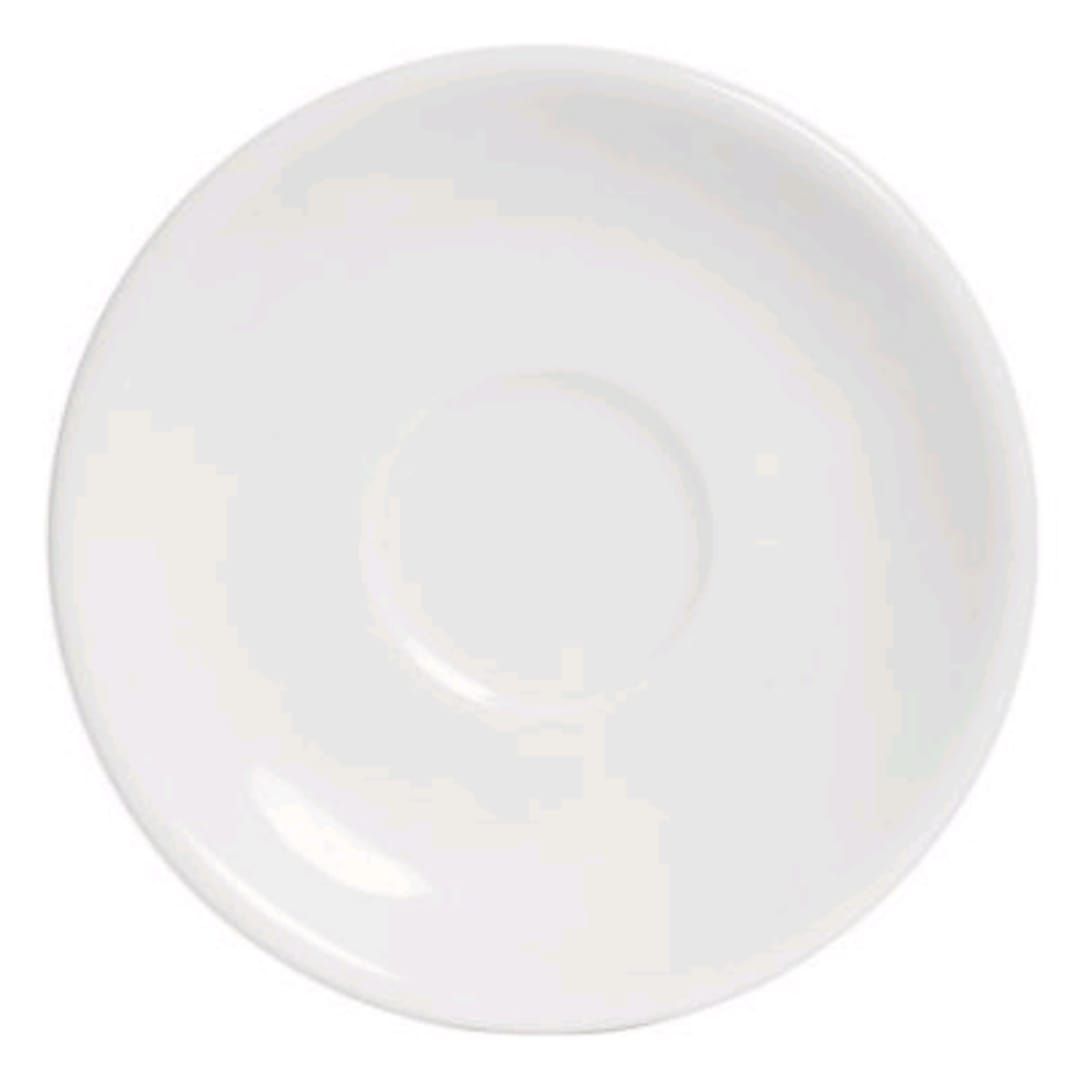 Tuxton ALE-060 Alaska/Colorado 6" White Coupe Saucer