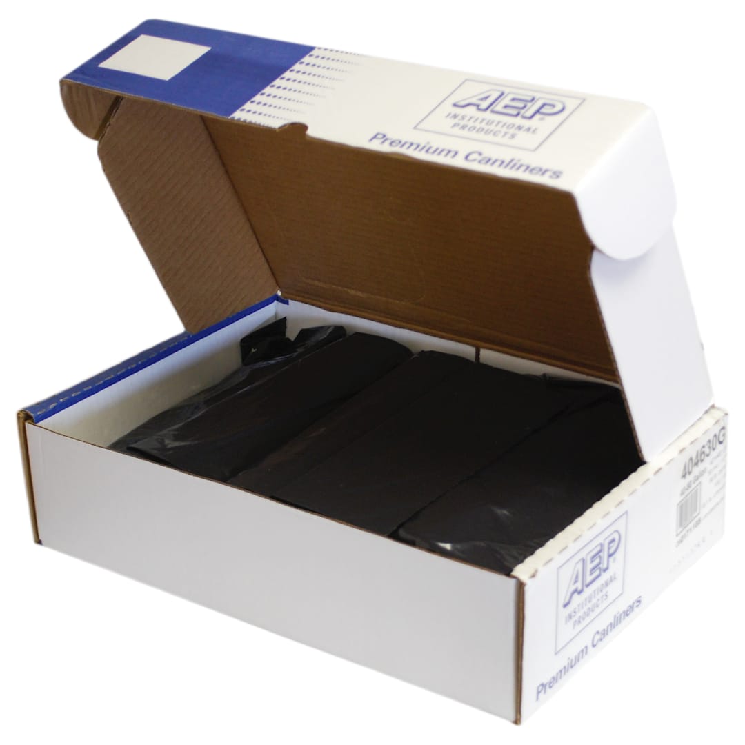 Darling Foodservice Low Density Black 1.18 Mil 44 Gallon Can Liner