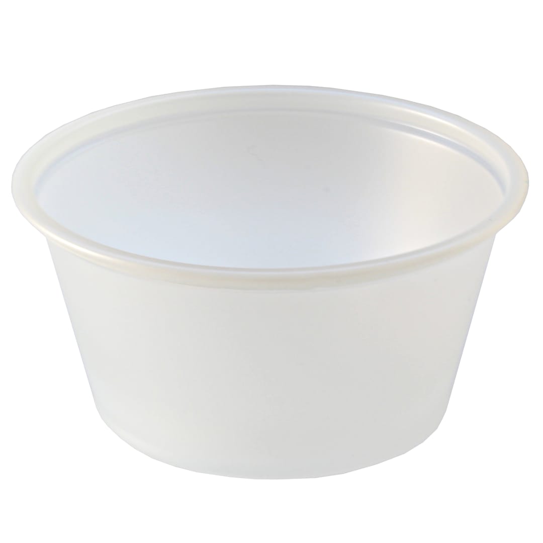 Fabri-Kal 9505195 Translucent 2 Ounce Plastic Portion Cup - 2500 / CS