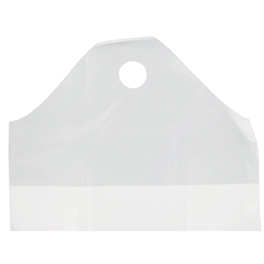 Command Packaging F21WT White Carry-Out Bag with Wave Top