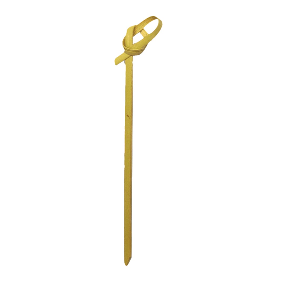 Darling Foodservice Knotted End 3-1/2" Bamboo Pick
