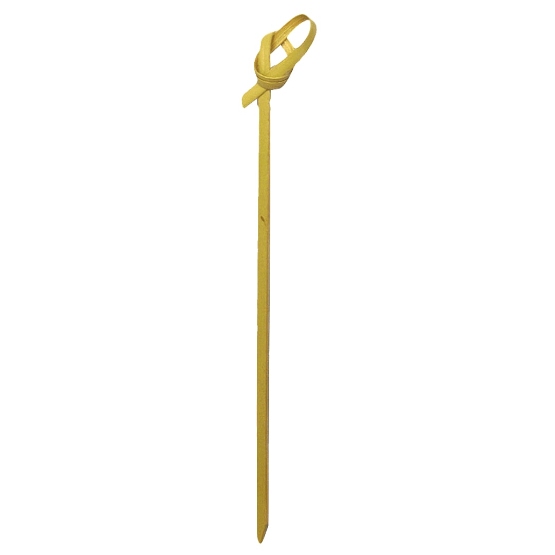 Darling Foodservice Knotted End 6" Bamboo Pick