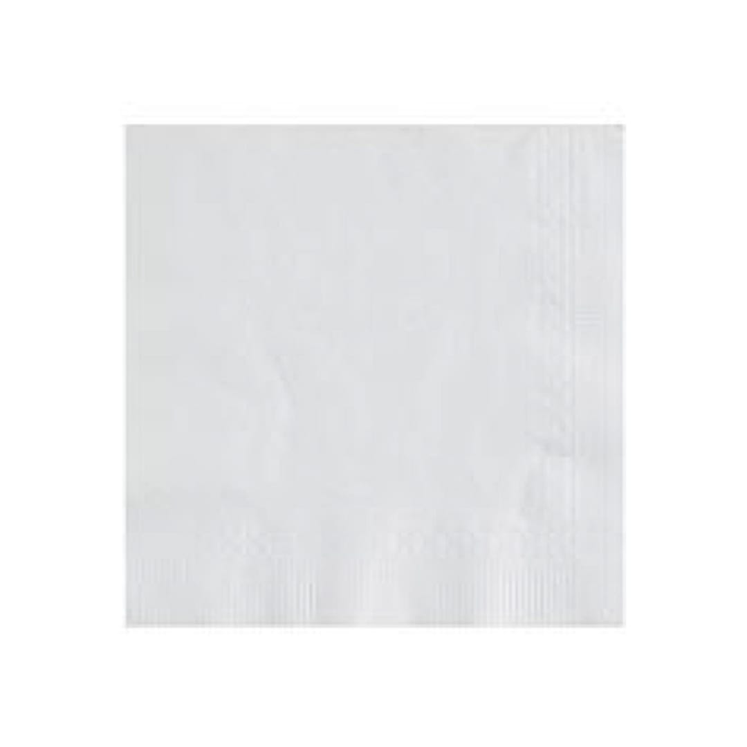 Lapaco 501-100 2-Ply White Beverage Napkin - 1000 / CS