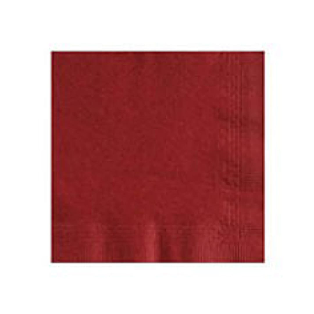 Lapaco 501-109 2-Ply Burgundy Beverage Napkin - 1000 / CS