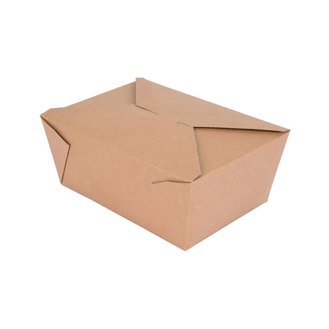 Darling Foodservice Brown 6.75 x 5.44 Take-Out Container