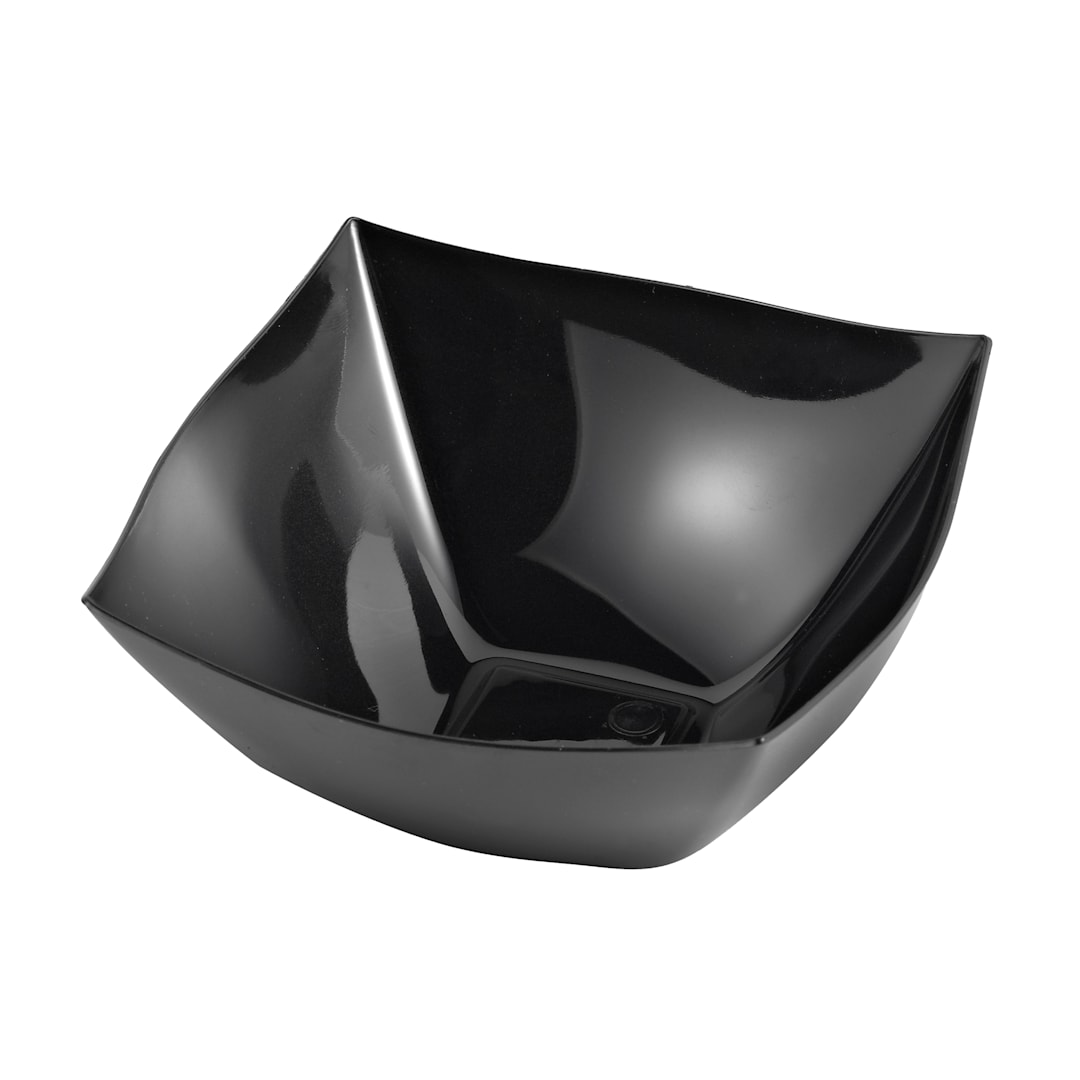 EMI Yoshi® EMI-SB8-BLK Squares 8 Oz. Serving Bowl