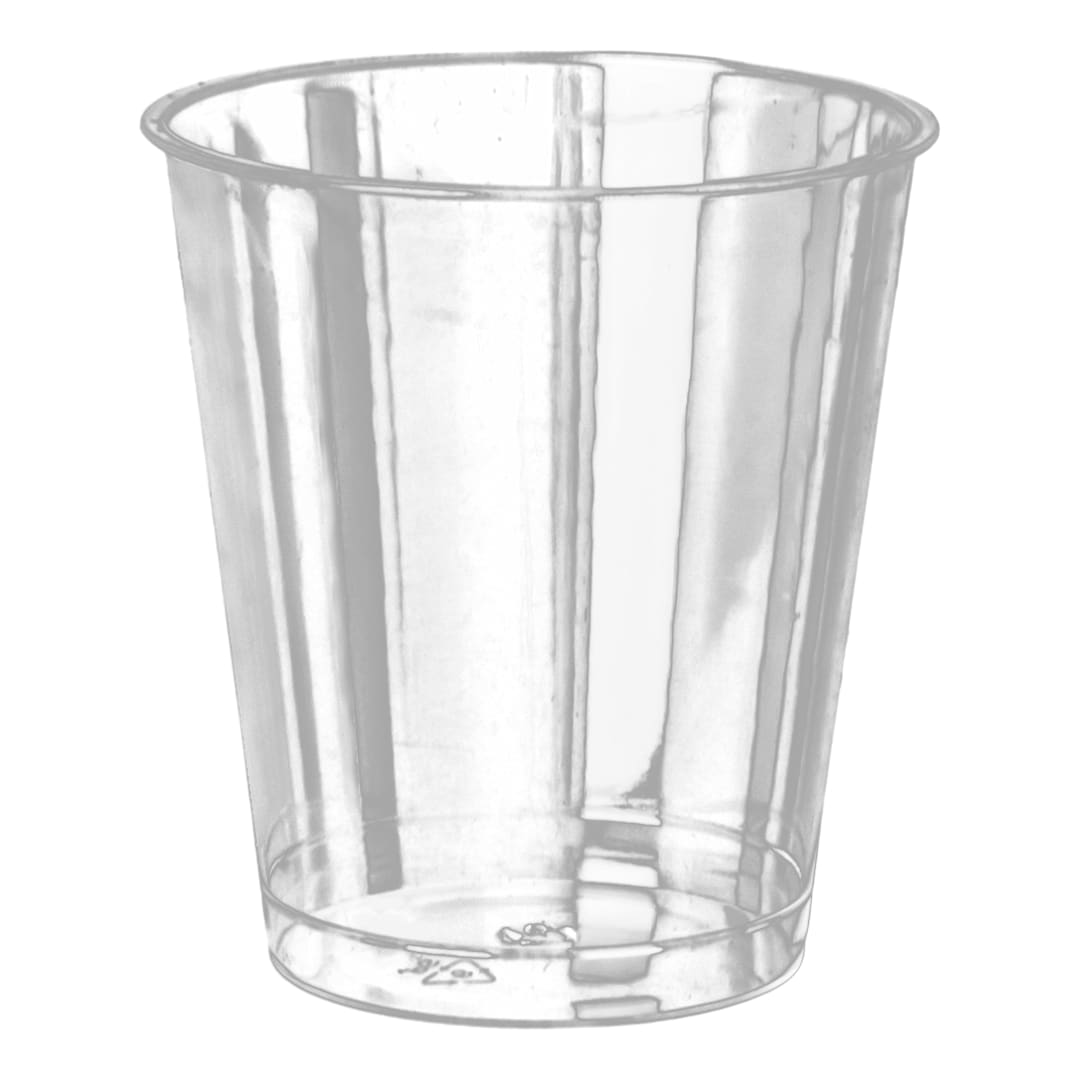 Darling Foodservice Plastic 2 Oz. Clear Shot Glass - 2500 / CS