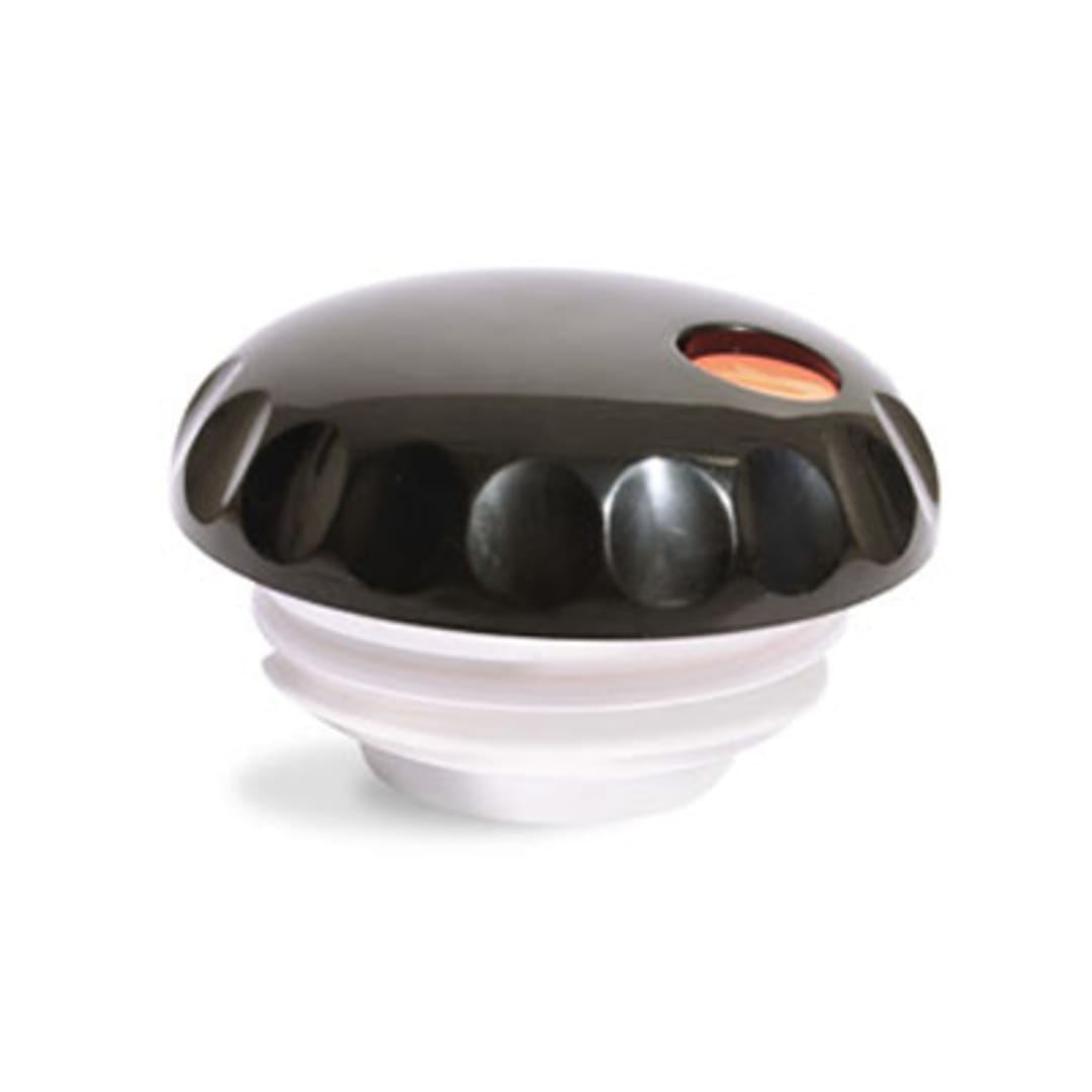 Vollrath 52173 SwirlServe Black Push Button Lid For 20 Ounce Server