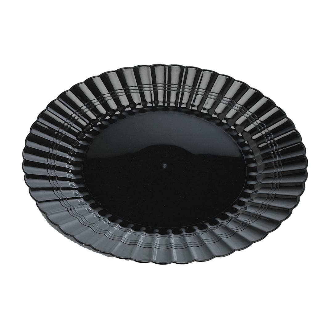 Fineline Setting 209-BK Reposables Plastic 9" Plate