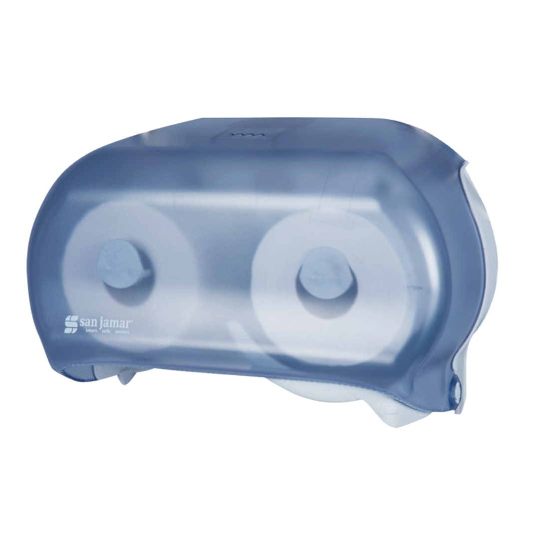 San Jamar R3600TBL Versatwin® Classic Arctic Blue Tissue Dispenser