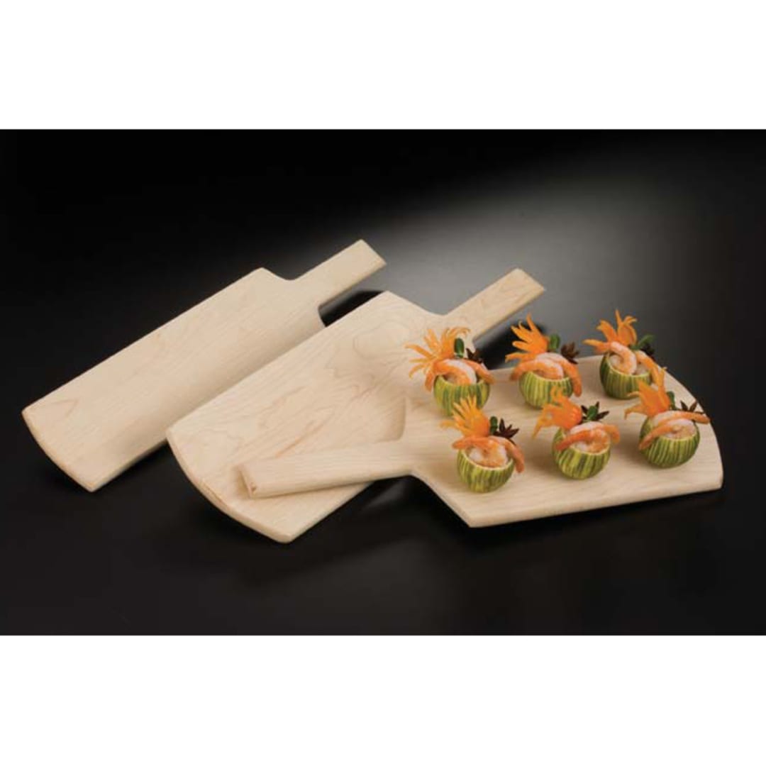 American Metalcraft MSB2 18 x 4-1/4" Solid Maple Serving Board