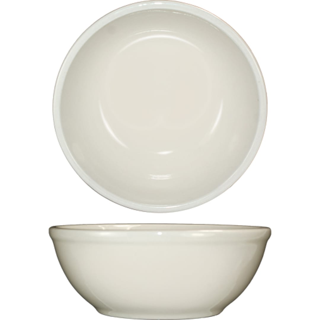 International Tableware RO-24 White RE 10 Oz Oatmeal Bowl