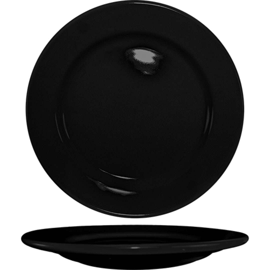 International Tableware CA-6-B Cancun Black RE 6-5/8" Plate