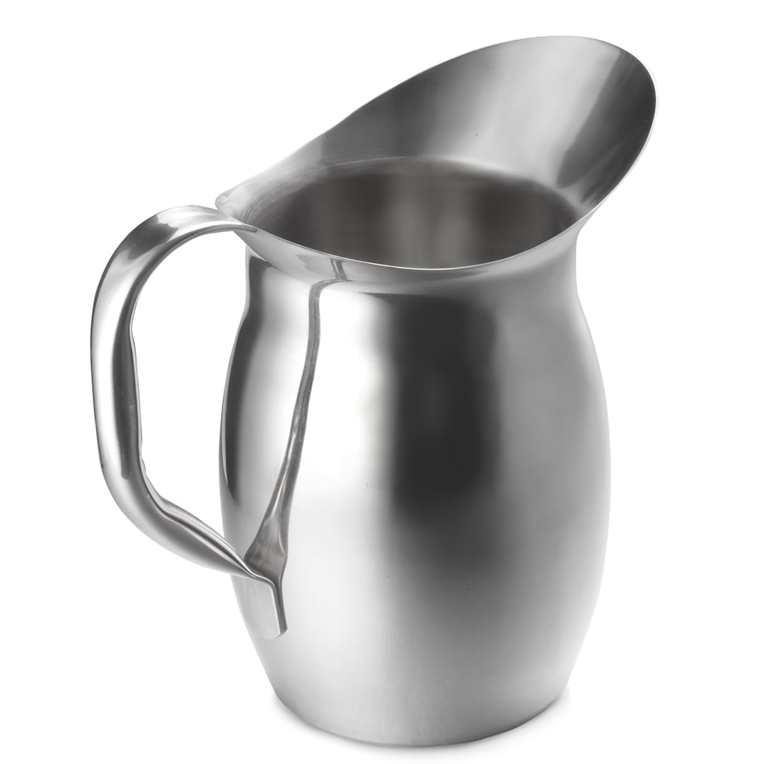 TableCraft 202 S/S 2 Quart Pitcher with Mirror Finish