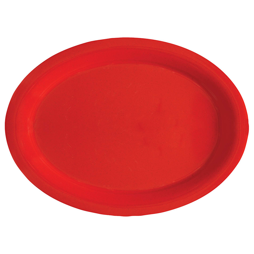 G.E.T. OP-120-RSP Red Sensation Melamine 12" x 9" Platter - Dozen