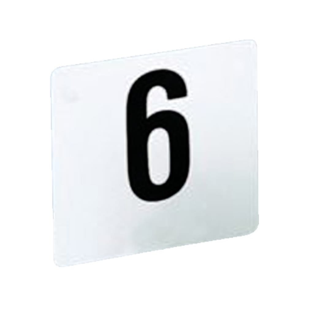 American Metalcraft 450 White # 1-50 Table Number Cards / Set of 96