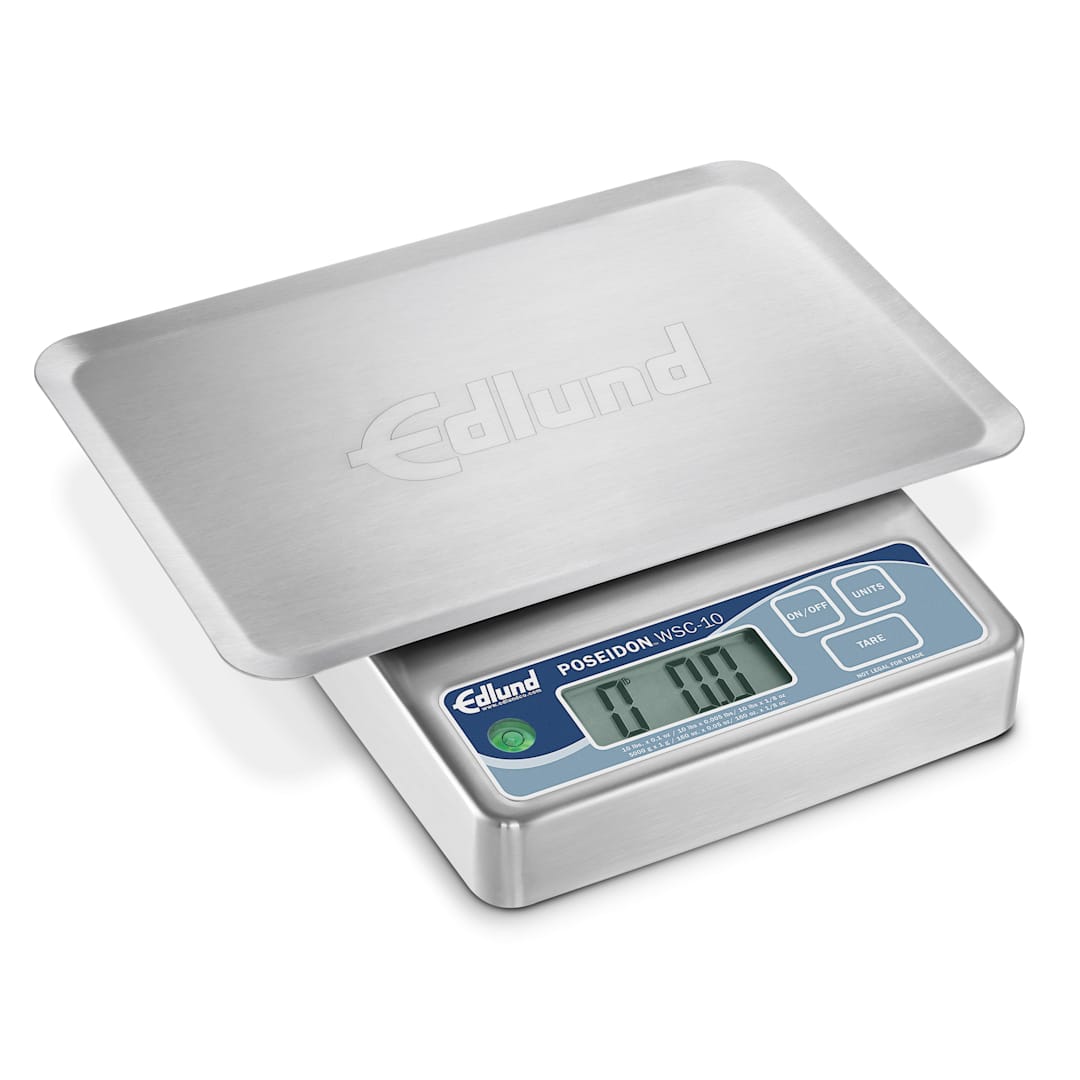 Edlund WSC-10 OP Poseidon Submersible 10 Lb Digital Scale w/ Platform