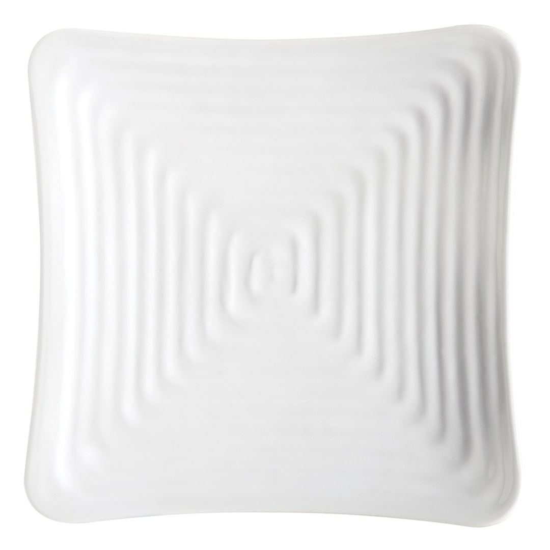 G.E.T. ML-60-W Milano White 6" Square Plate