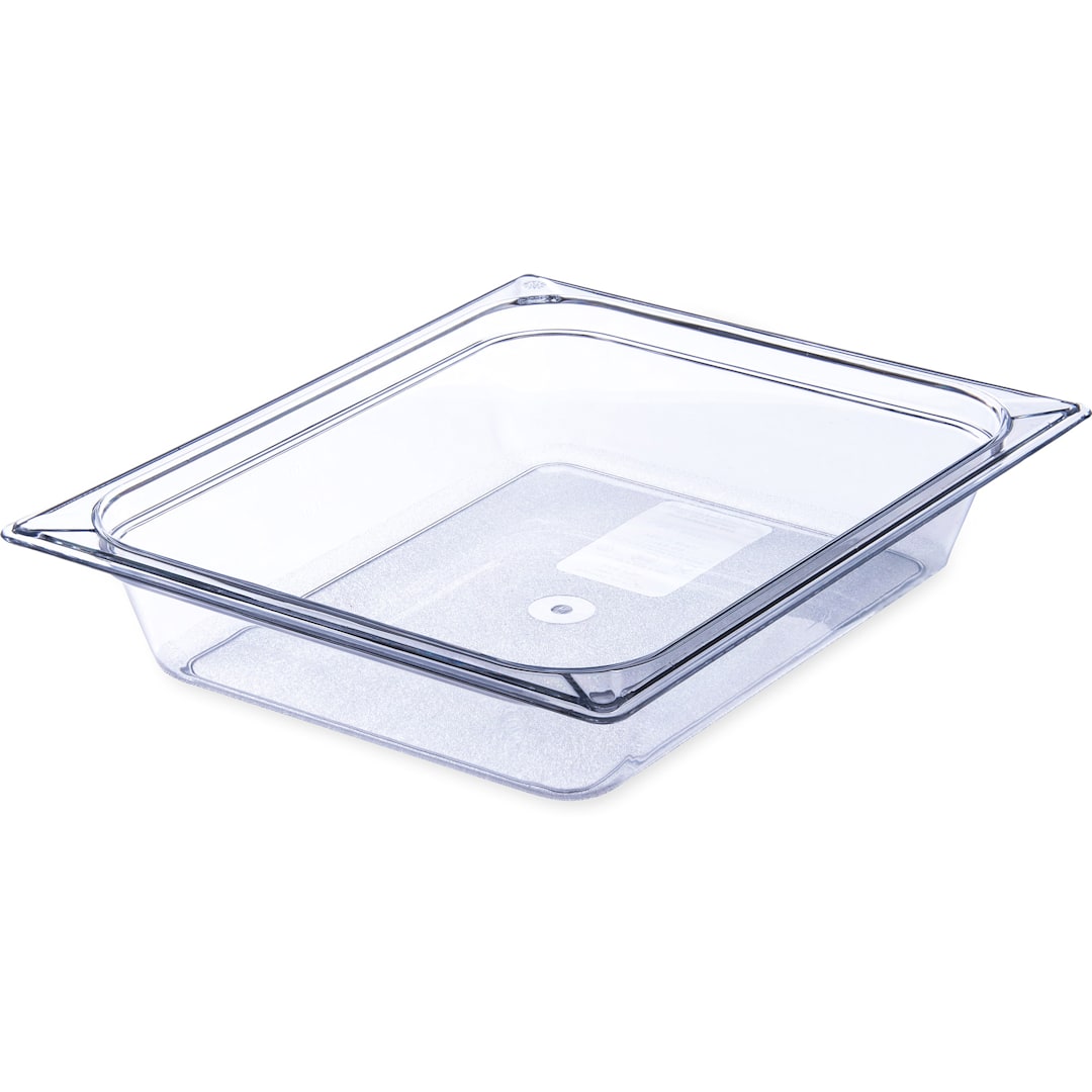 Carlisle 10220B07 StorPlus Clear Half Size 2.5" Food Pan